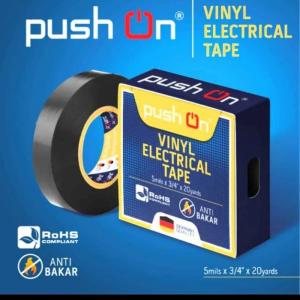 push on isolasi listrik original tape hitam