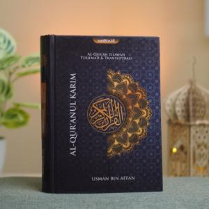 Alquran Custom Nama by Nadira A5 Tanpa PO Bisa COD - Desain Hitam