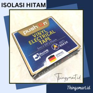 PUSH ON Isolasi Listrik Electrical Tape Isolasi Hitam Tahan Bakar Pcs
